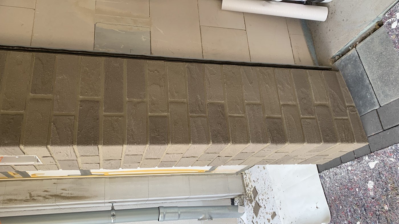 Klinkerfassade im Detail